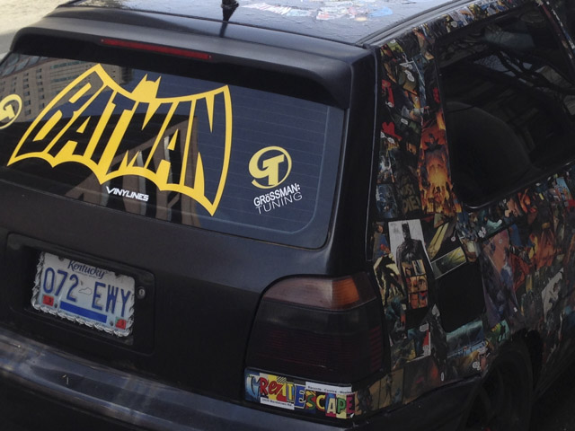 Batman Decoupage Volkswagen